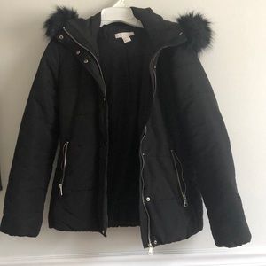 H&M black coat